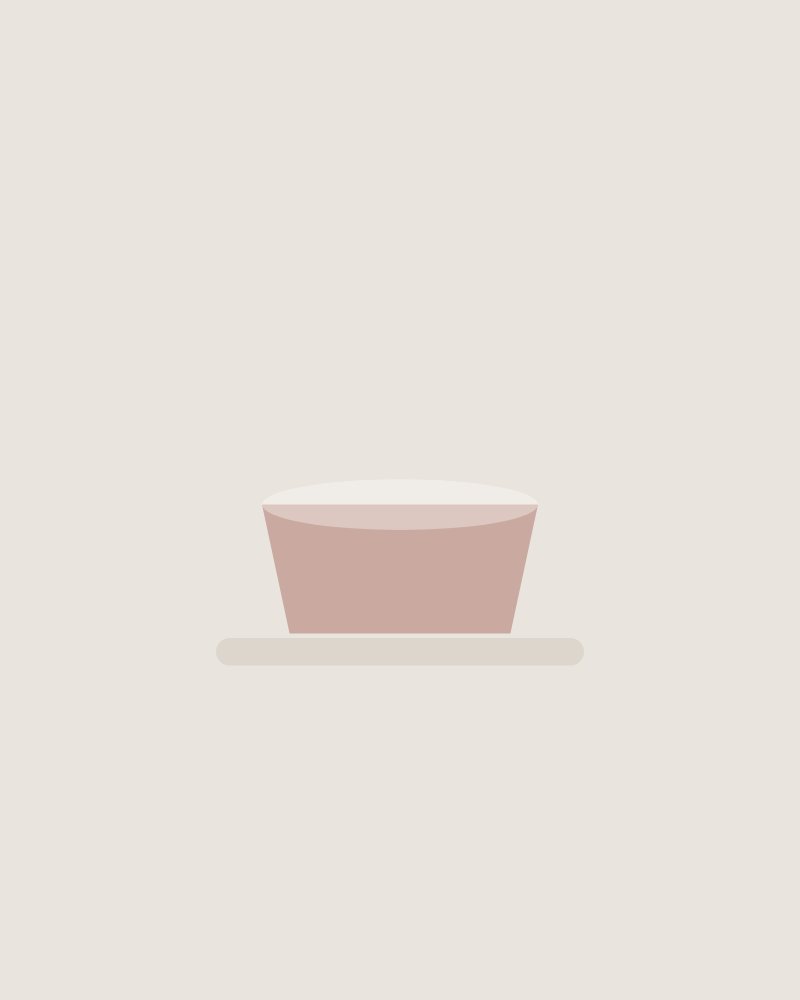 Ceramic Bowl in Dusty Rose