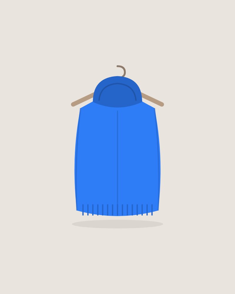 Trail Hoodie in Cobalt