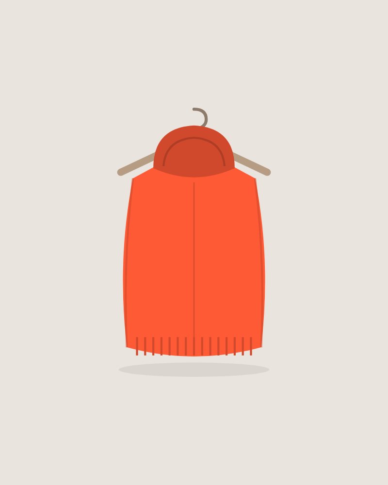 Trail Hoodie in Tangerine