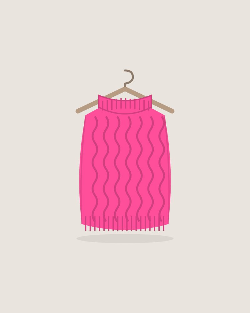 Valentine Knit in Bubblegum